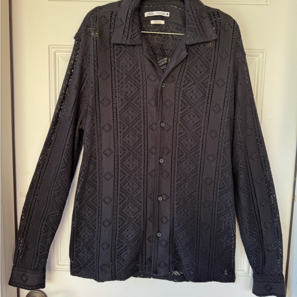 ZARA Woman Black Shirt Blouse